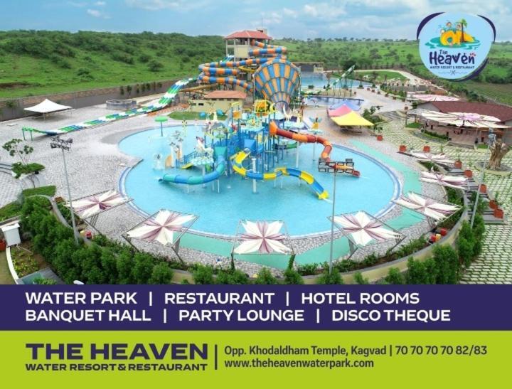 The Heaven Water Park And Resort & Restaurant Virpur Kültér fotó